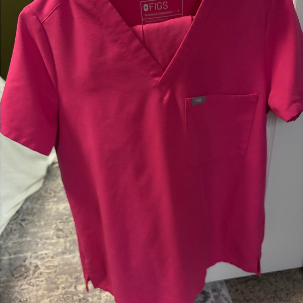 Figs  Pink Shirt